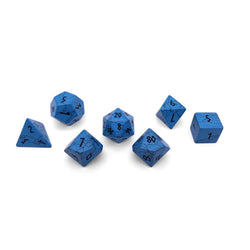 Gemstone Dice: Blue Turquoise