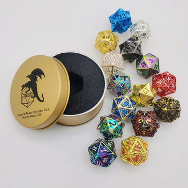 Mystery Dice: Hollow Metal D20