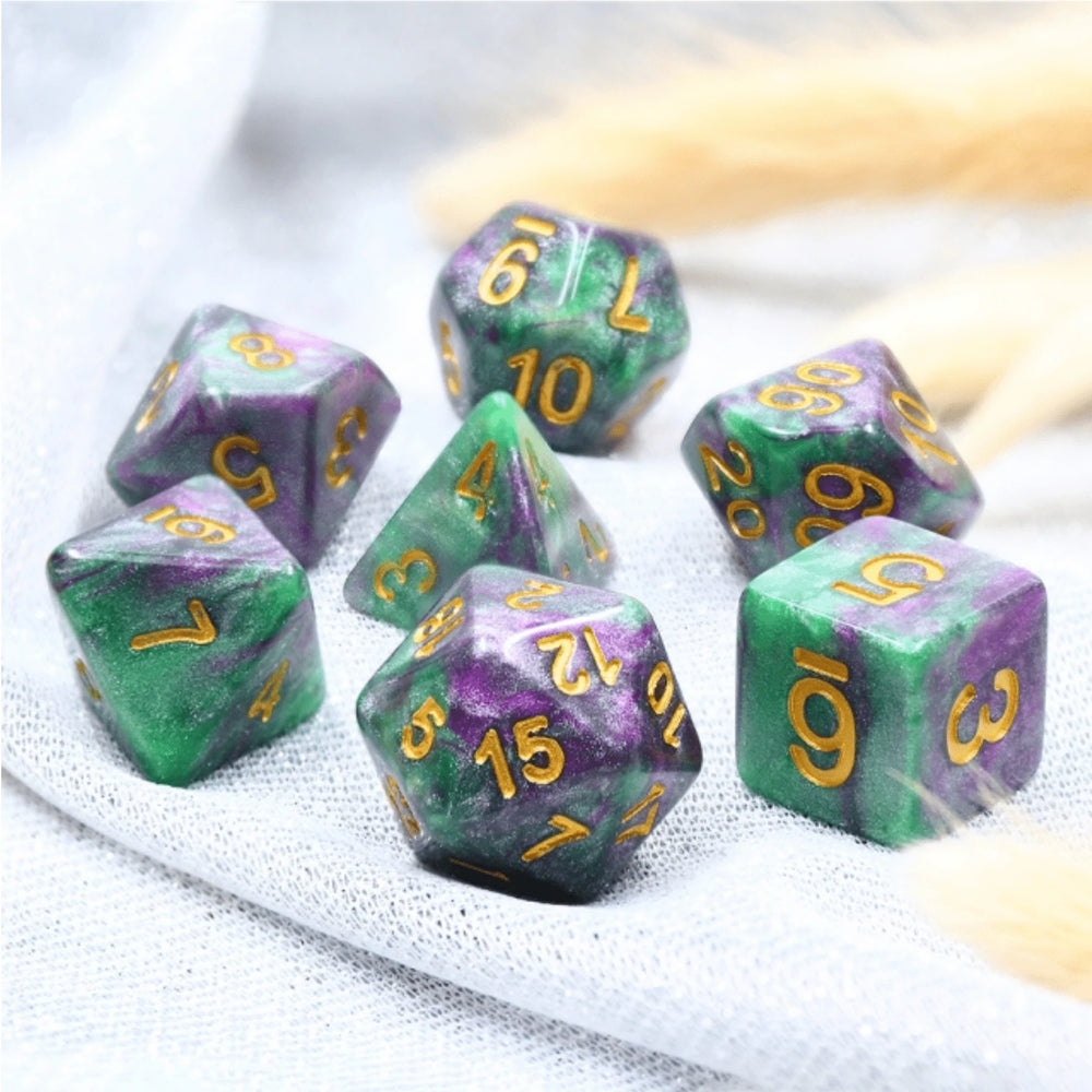 King Cake RPG Dice Set
