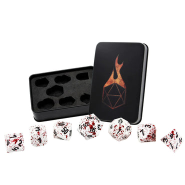Winter's Blood RPG Metal Dice Set