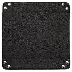 Velvet Folding Dice Tray with Leather Backing - 10" x 10" Green
