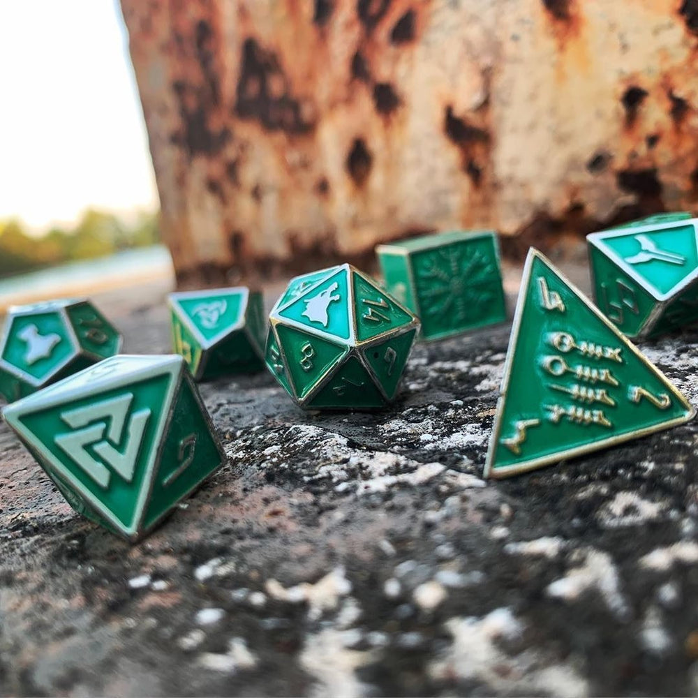Norse Foundry Metal Dice Medusa's Gaze