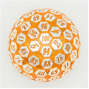 45mm Metal D100 - Orange and Silver