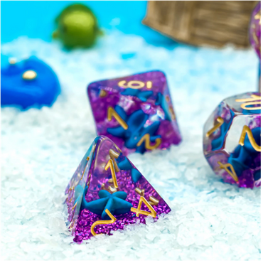 Otherworldly Starfish RPG Dice Set