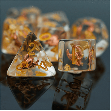 Paladin's Helm Class RPG Dice Set