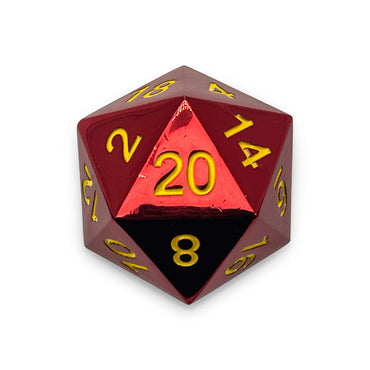 45MM Metal D20 Boulder: Fireball