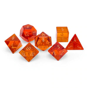Gemstone Dice: Tangerine Zircon