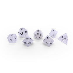 Gemstone Dice: Clear Crystal Quartz