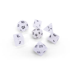 Gemstone Dice: Clear Crystal Quartz