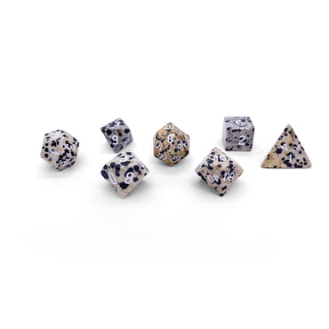 Gemstone Dice: Dalmation Jasper