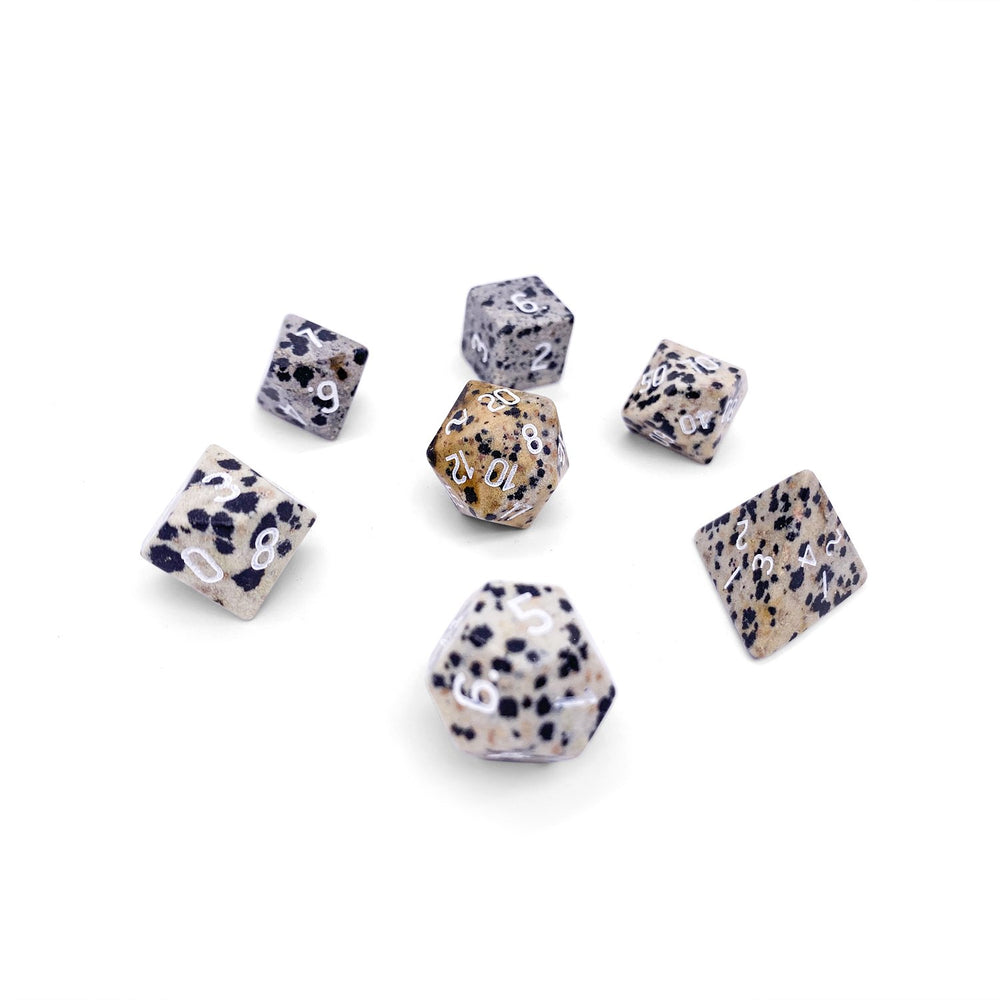 Gemstone Dice: Dalmation Jasper