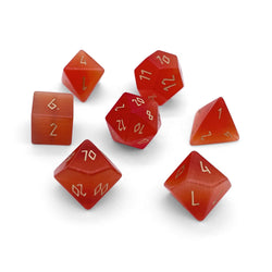 Gemstone Dice: Ruby Cat's Eye