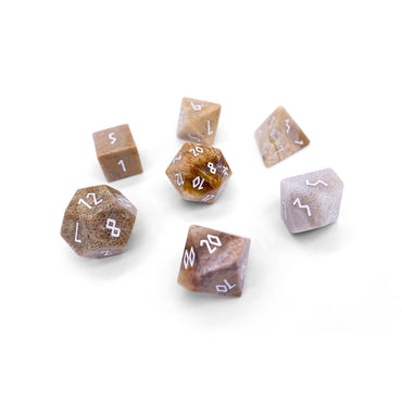 Gemstone Dice: Coral Fossil