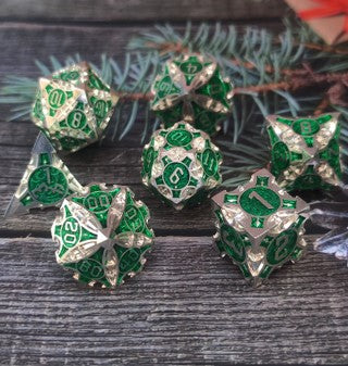 ELVISH ROYAL ARROW RPG METAL DICE SET