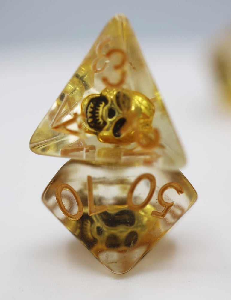 Pirate Skull RPG Dice Set