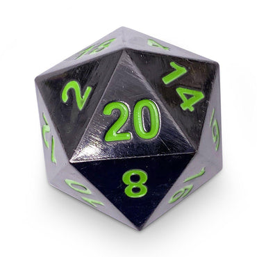 45MM Metal D20 Boulder: Poisoned Daggers