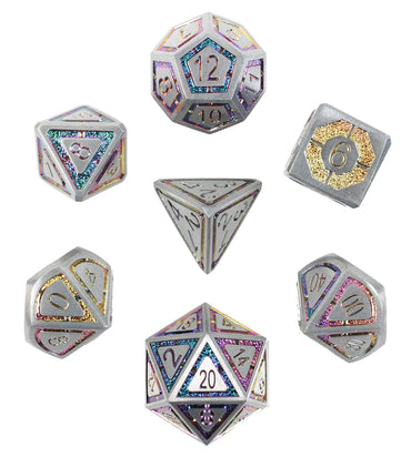Metal RPG Dice Set: Potent Portent