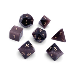 Gemstone Dice: Purple Cat's Eye
