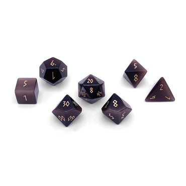 Gemstone Dice: Purple Cat's Eye