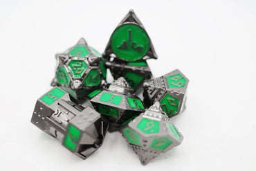 Dice 51: Radioactive Rocket RPG Metal Dice Set