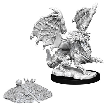 D&D Mini (W10): Red Dragon Wyrmling & Treasure