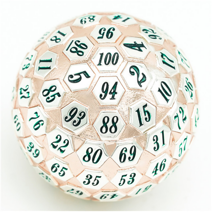 45mm Metal D100 - Rose Gold with Silver