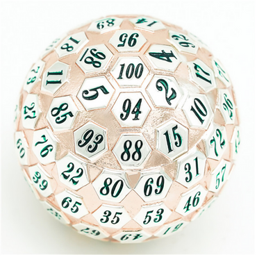45mm Metal D100 - Rose Gold with Silver