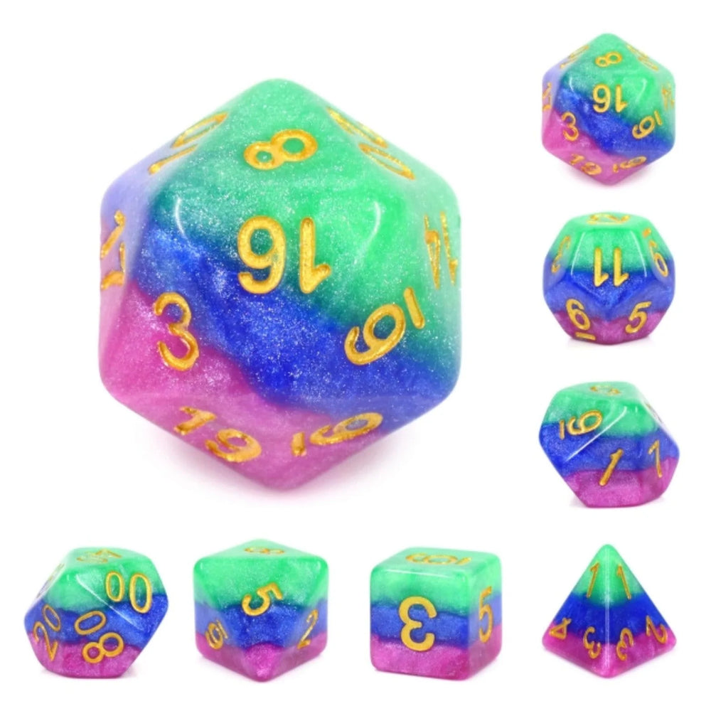 Jester's Gambit RPG Dice Set