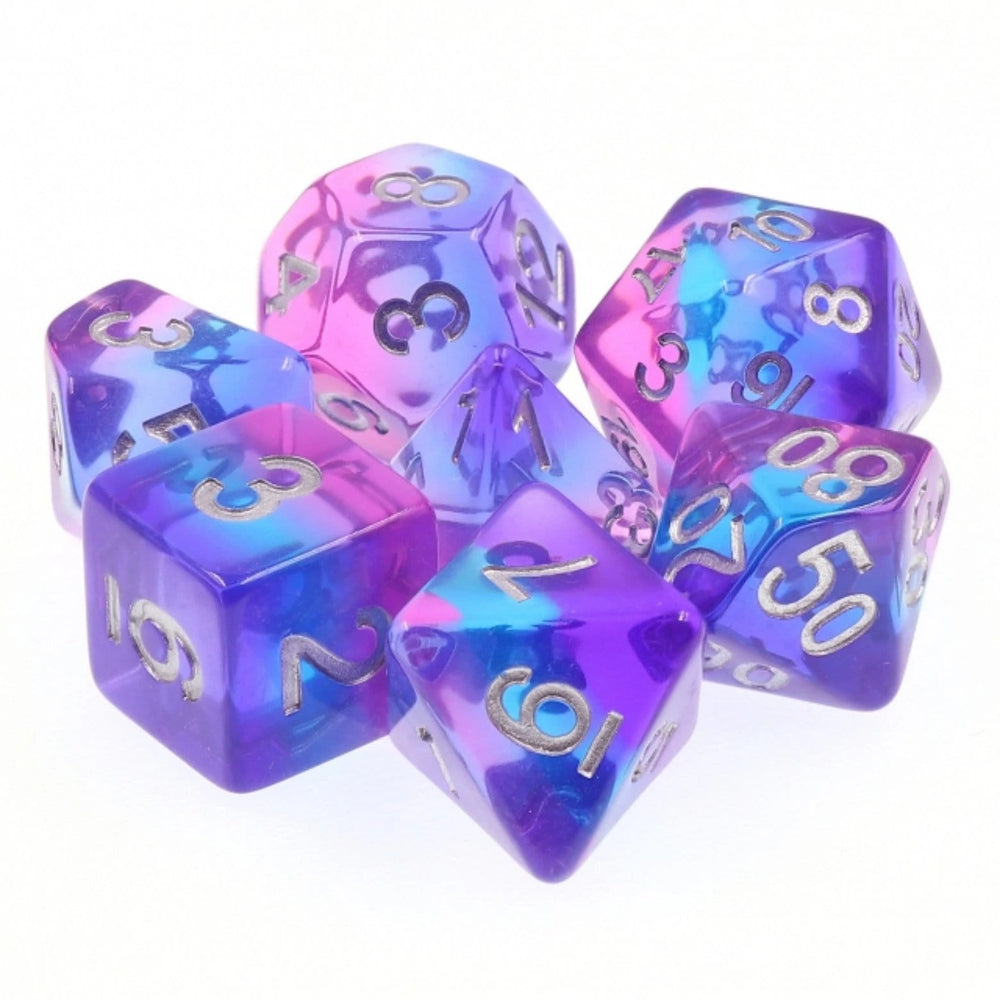 Purple Sky RPG Dice Set