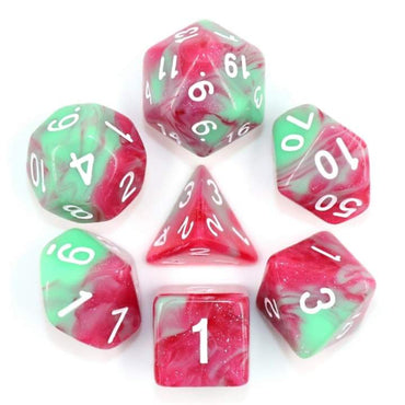 Strawberry Creme RPG Dice Set