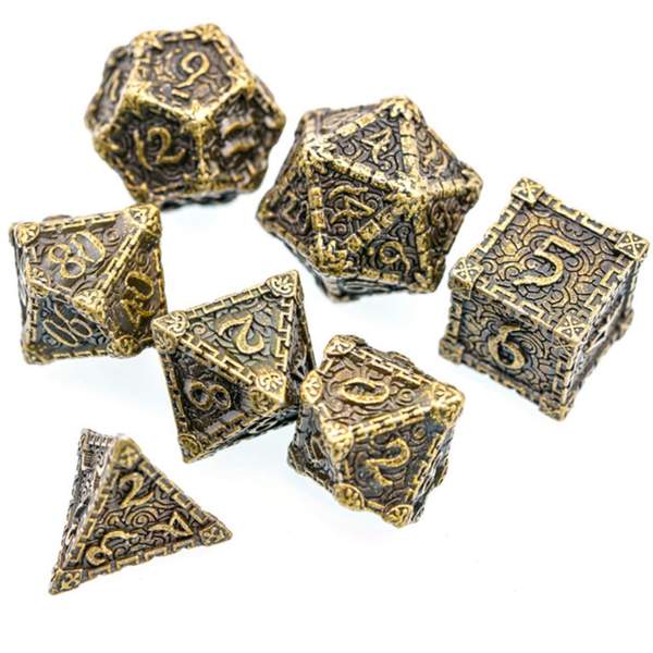 Dagger of Venom: Bronze RPG Metal Barrel Dice Set