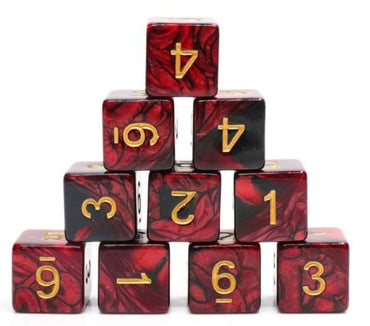 Jokers Wild - 12 piece D6's