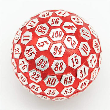 45mm Metal D100 - Red and Silver