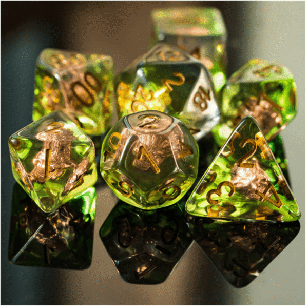 Druid's Wolf Companion Class RPG Dice Set