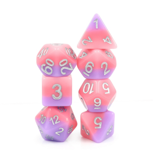 Slumber Rose RPG Dice Set