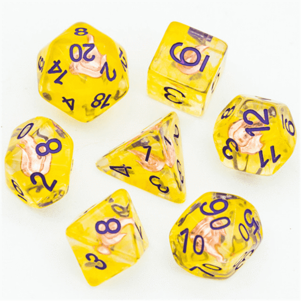 Sorcerer's Flame Class RPG Dice Set