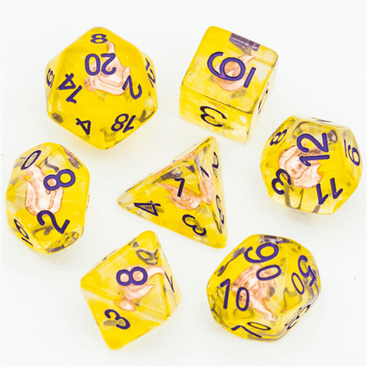Sorcerer's Flame Class RPG Dice Set