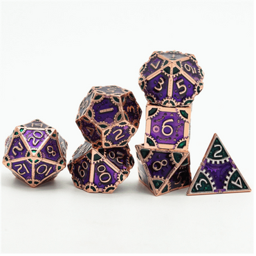 Steampunk Evil Queen RPG Dice Set