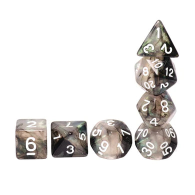 Glow in the Dark Storm Chaser RPG Dice Set
