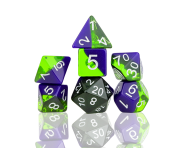 RPG Dice Set: Sea Glass