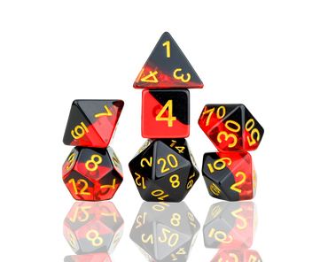 RPG Dice Set: Brimstone