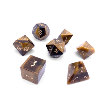 Gemstone Dice: Tiger's Eye