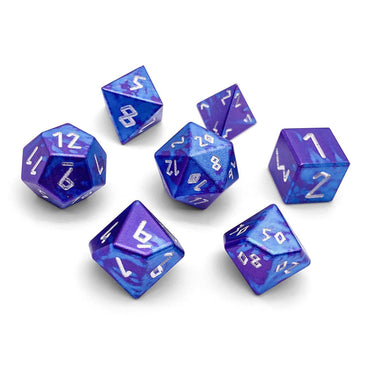 Aluminum RPG Dice Set: Time Warp