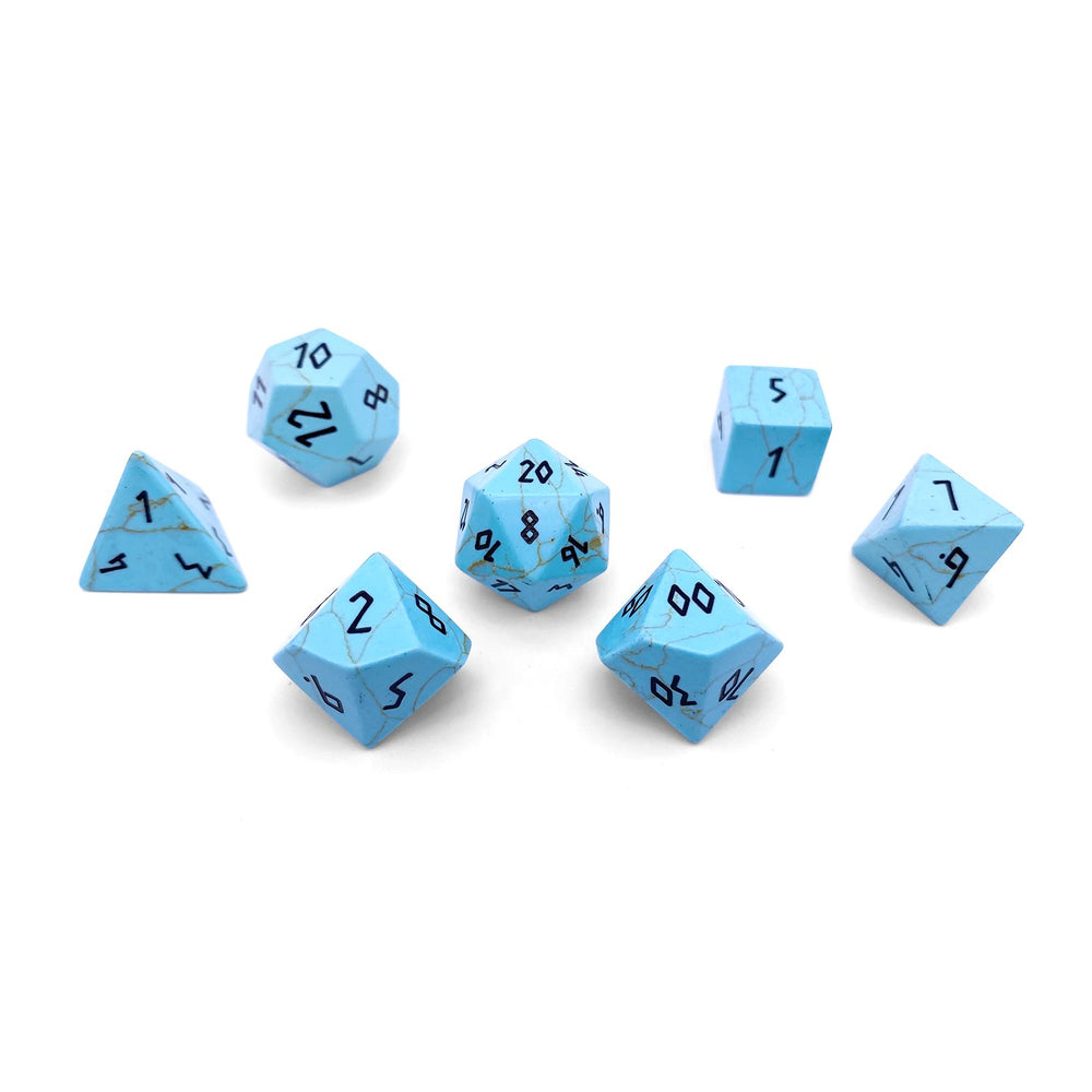 Gemstone Dice: Turquoise