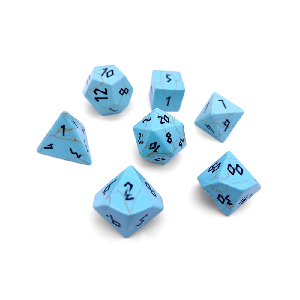 Gemstone Dice: Turquoise