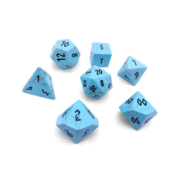 Gemstone Dice: Turquoise