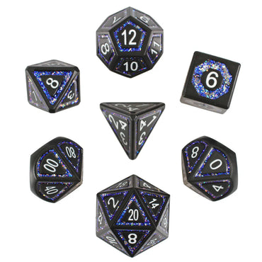 Underdark Glimmer RPG Metal Dice Set