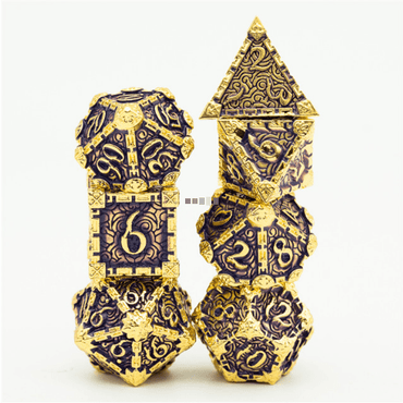 Dagger of Venom: Royal Purple RPG Metal Dice Set