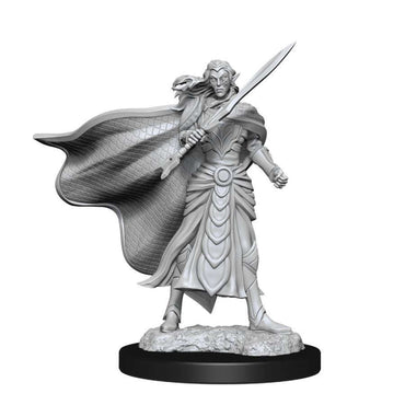 MTG Mini (W02): Elf Fighter & Cleric