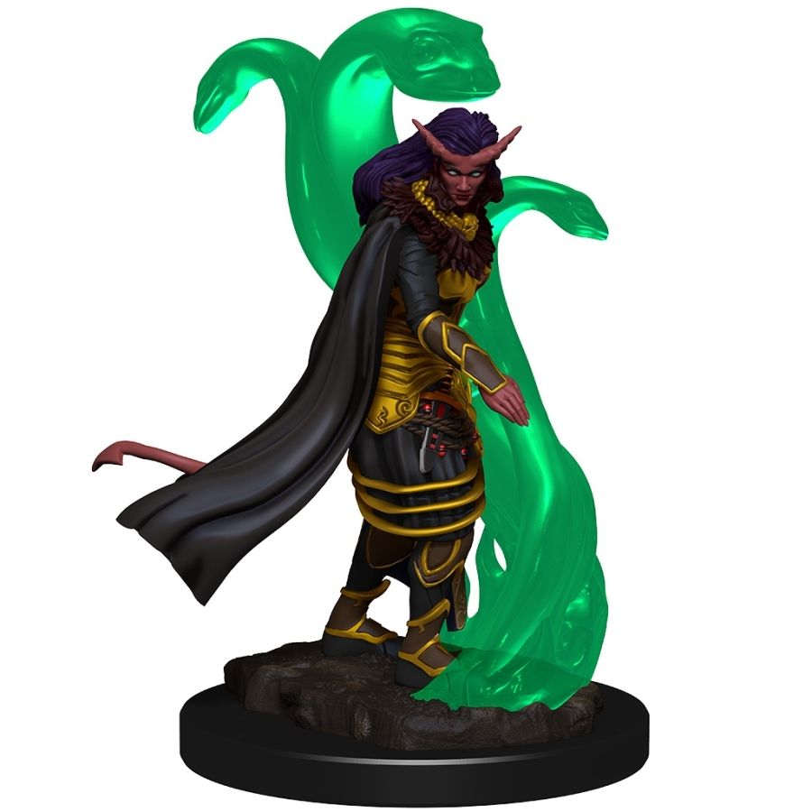 D&D Premium Painted Mini: Female Tiefling Sorcerer